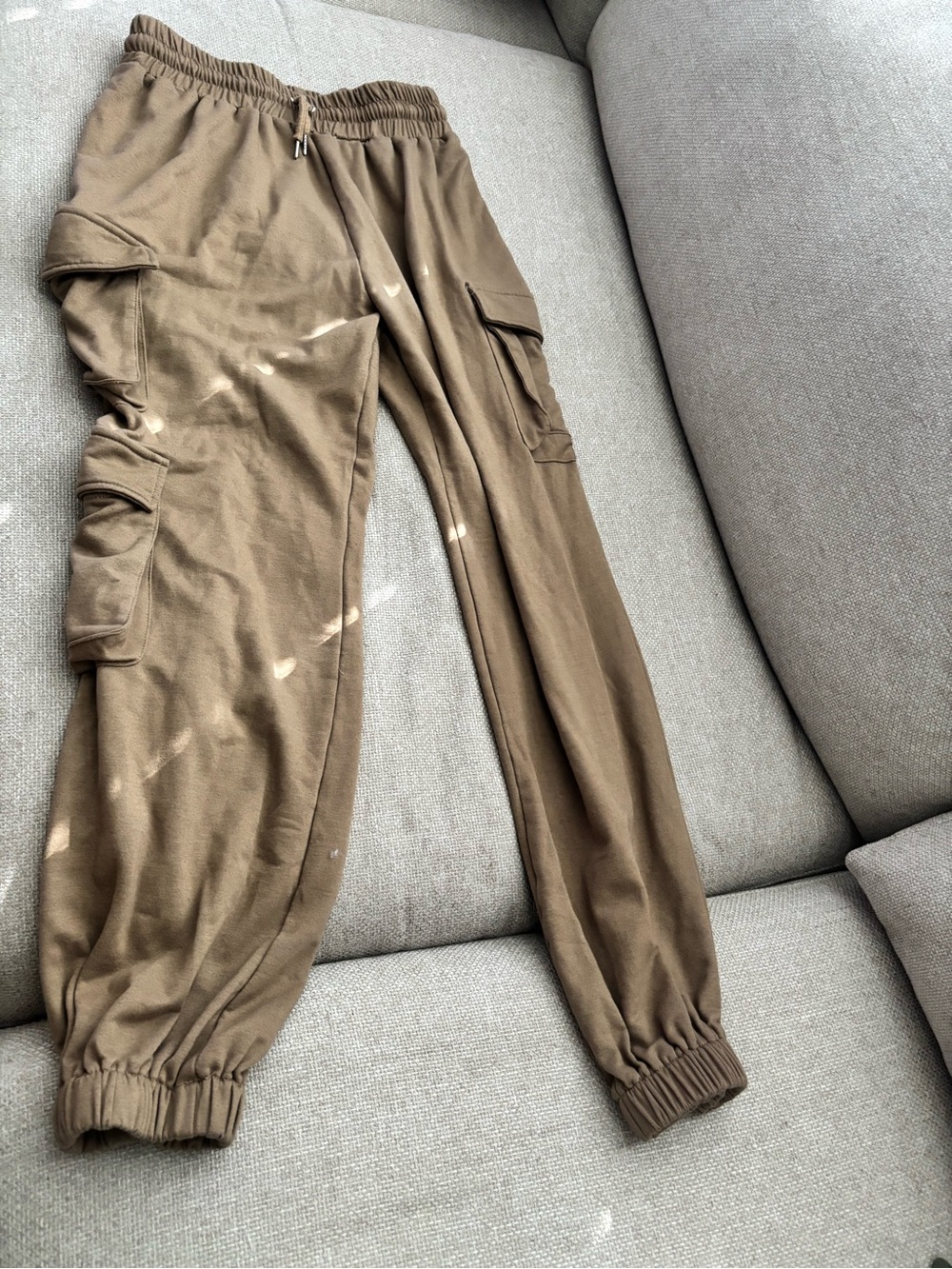 Amazon Women's Olive Brown Cargo Jogger Track Pants